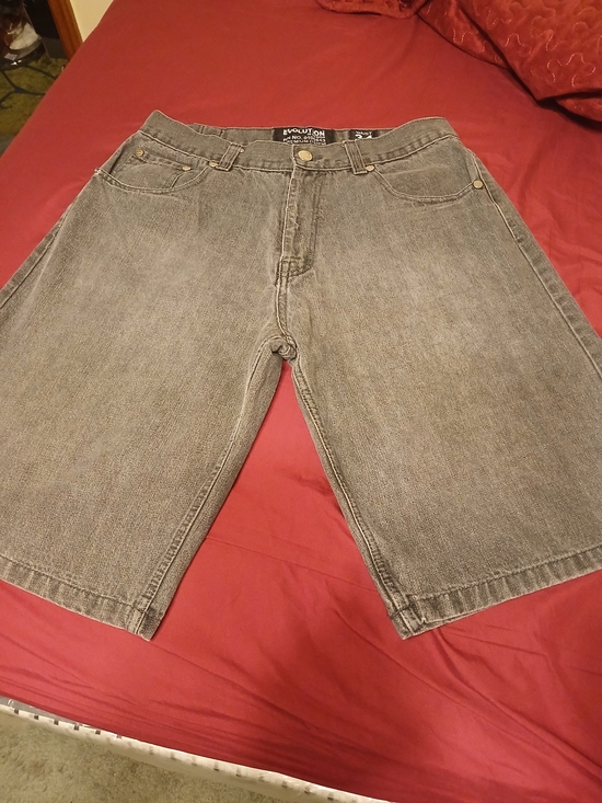 Revolution Other - Revolution Men's Faded Gray Denim Shorts